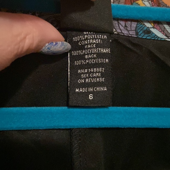 Torrid Nightmare Before Christmas stained glass kimono cut out back NWOT size 6 - Picture 4 of 5